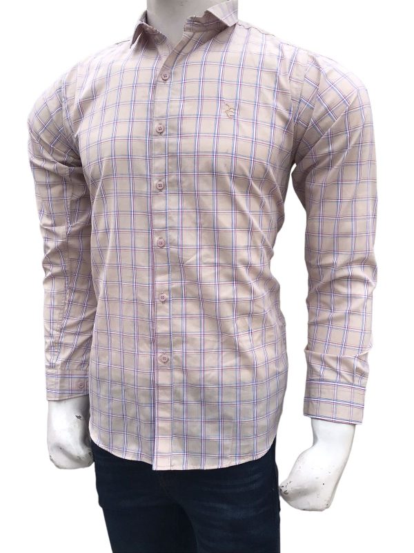 Slim Fit Check Casual Shirt - Image 3