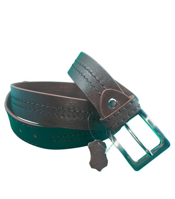 Heritage Hide Vintage Leather Belt (Brown) - Image 2