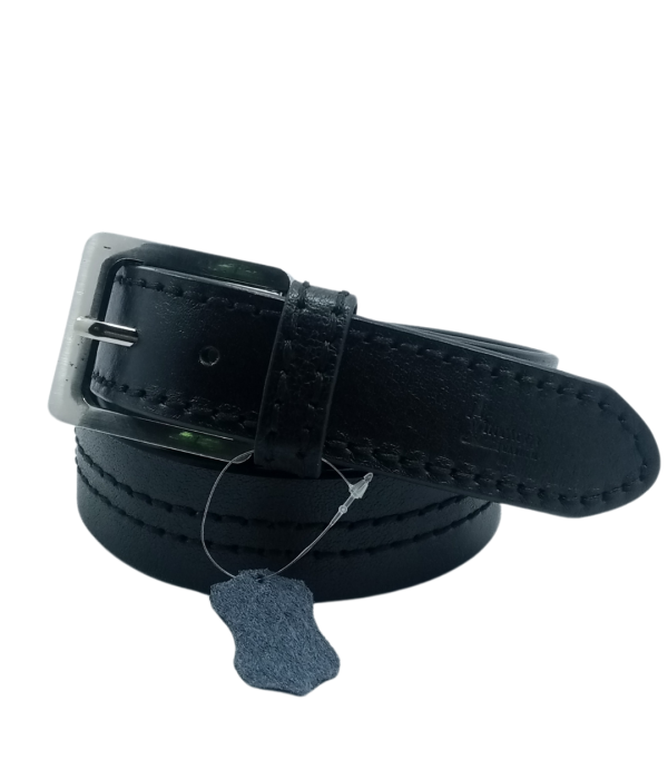Heritage Hide Vintage Leather Belt (Black)