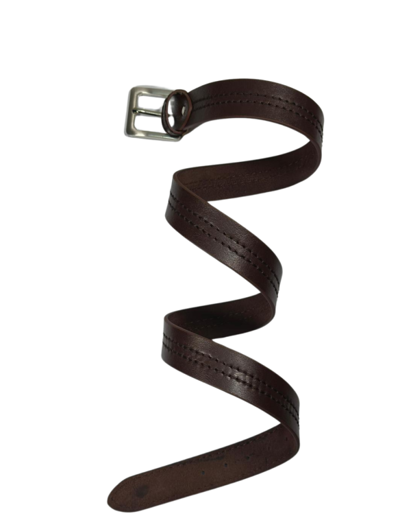 Heritage Hide Vintage Leather Belt (Brown) - Image 3