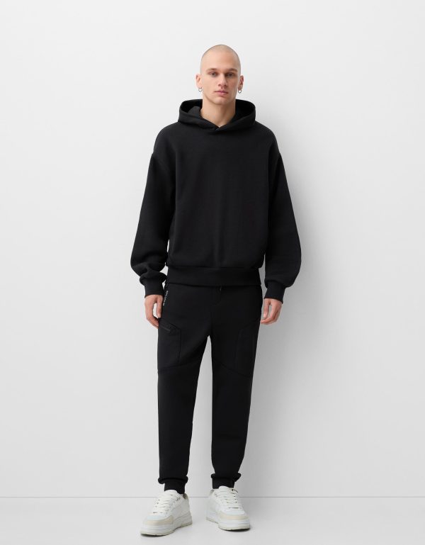 Bershka's Winter Technical Jogging Trousers - Image 4