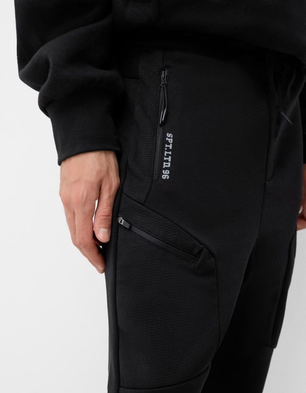 Bershka's Winter Technical Jogging Trousers - Image 2