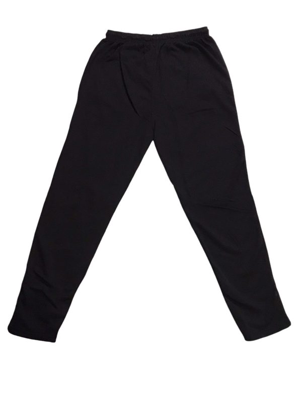 Black Tommy Trousers for Men with Side Stripes - Image 4