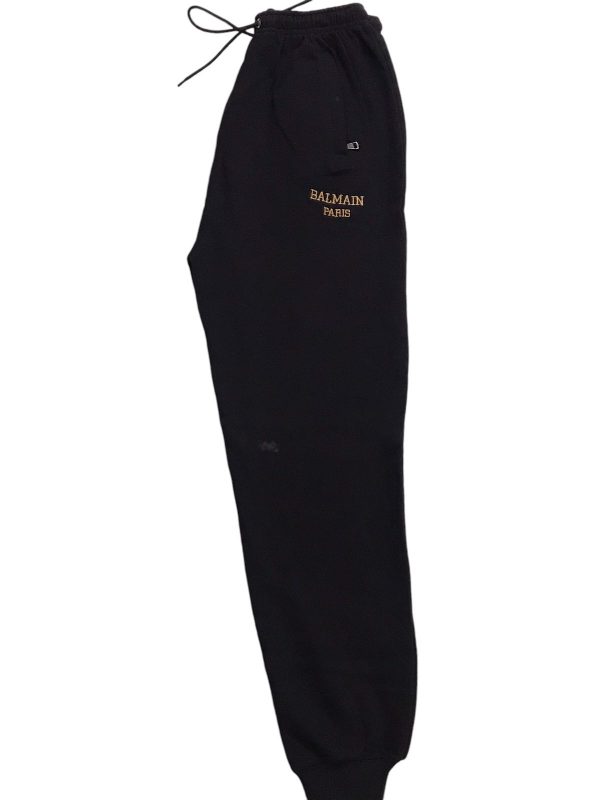 Men's Embroidered Winter Trousers - Black | Stylish & Warm - Image 2