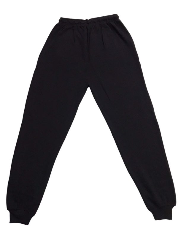 Men's Embroidered Winter Trousers - Black | Stylish & Warm - Image 4