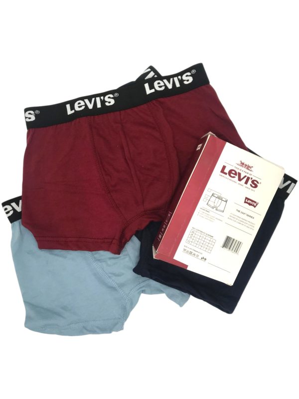 Levi's Mens Boxer Briefs – 3 Pack (Cotton Stretch) - Image 3