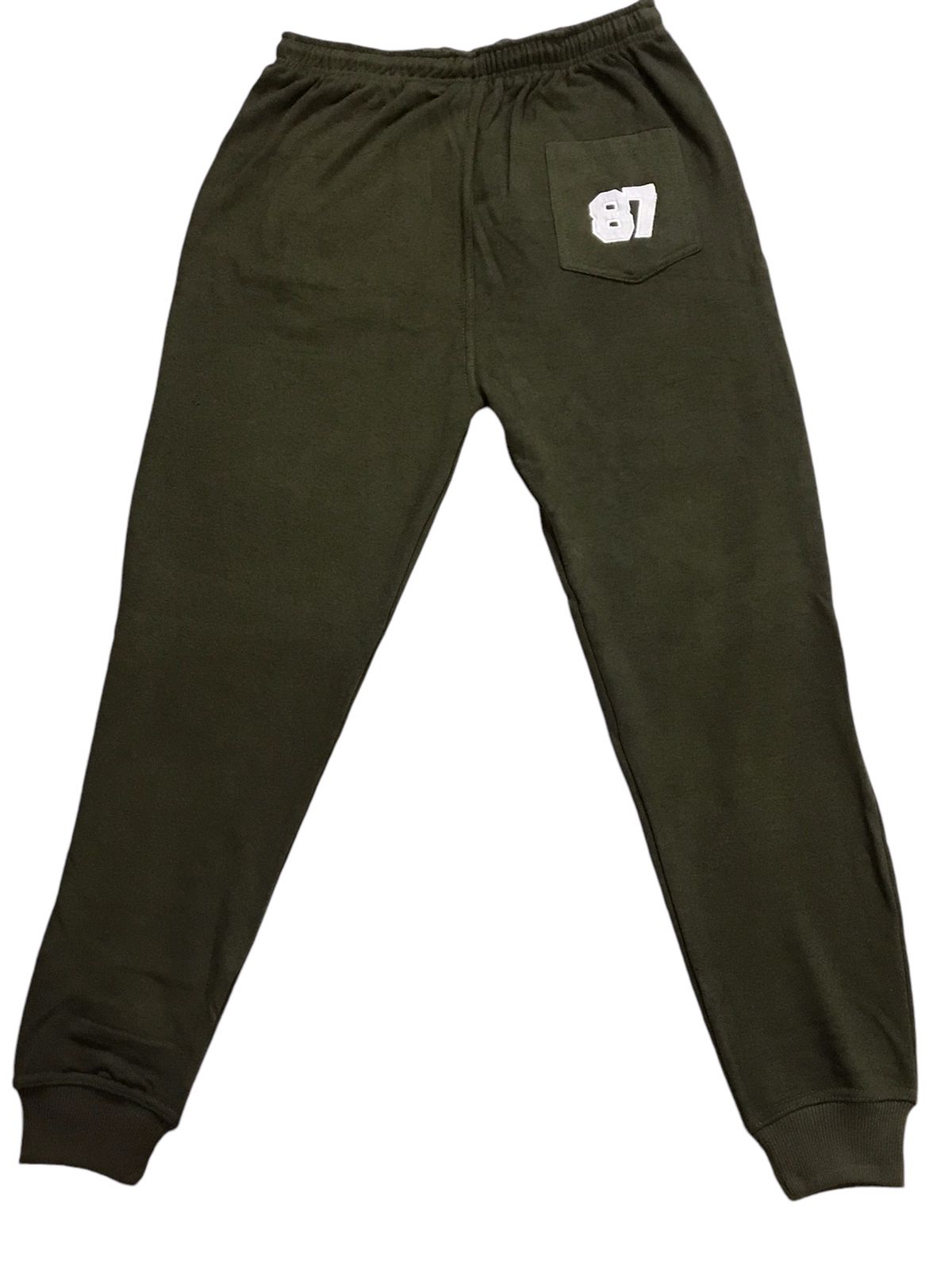 Olive Green Winter Sleeping Trousers for Men - Image 4