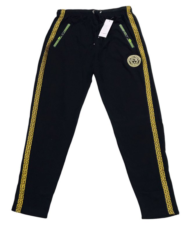 Versace Side Stripe - Trousers for Men - Black