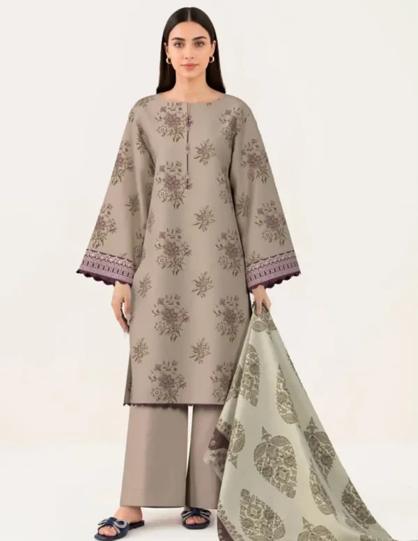Unstitched lawn suit