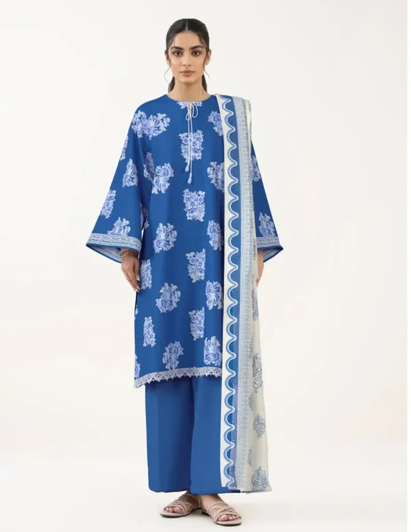 3 Piece Printed Lawn Suit