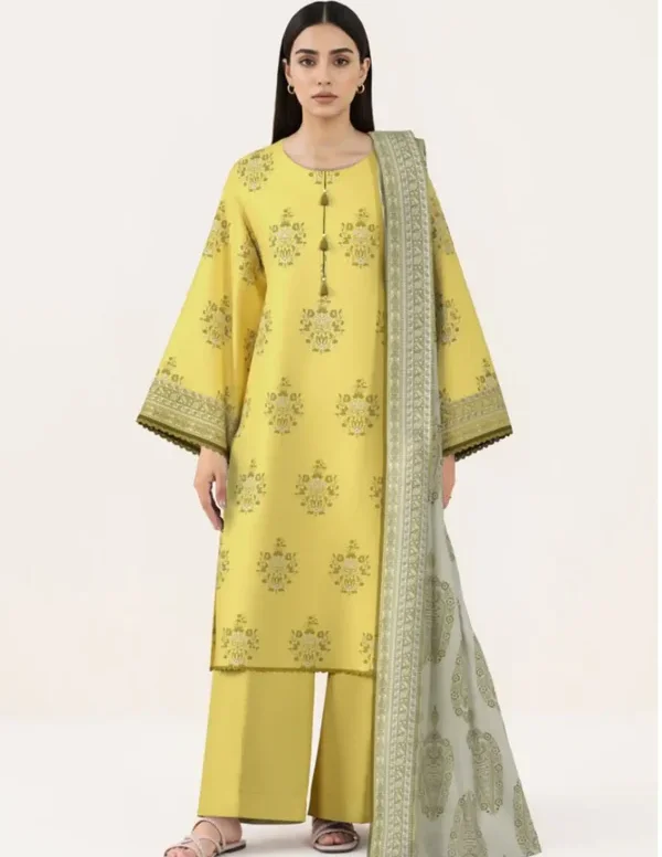3 Piece Printed Lawn Suit