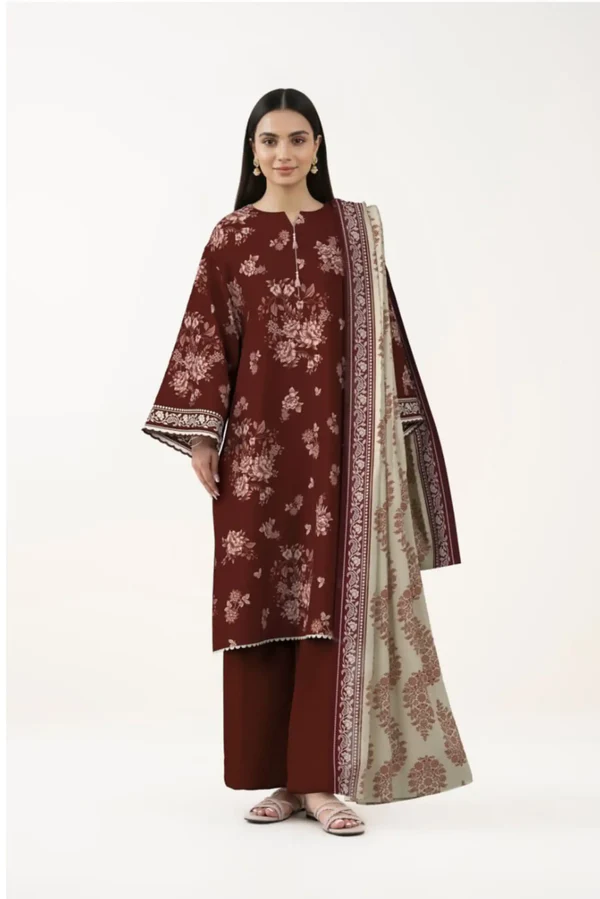 Summer Unstiched Lawn Suit