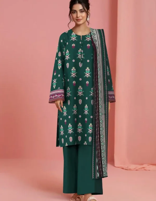 3 Piece Printed Lawn Suit