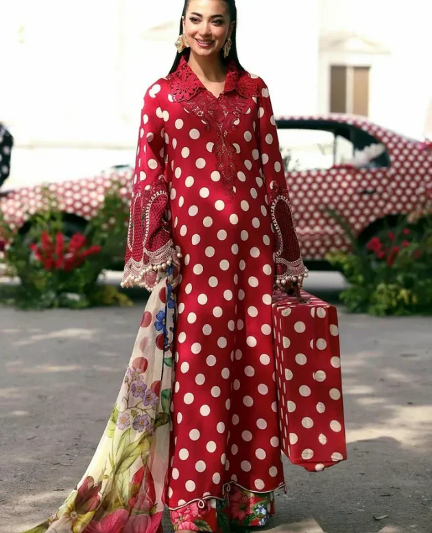 Maria B M Prints The Sun Club Design 8B Unstitched 3 Piece Lawn Suit Summer Collection