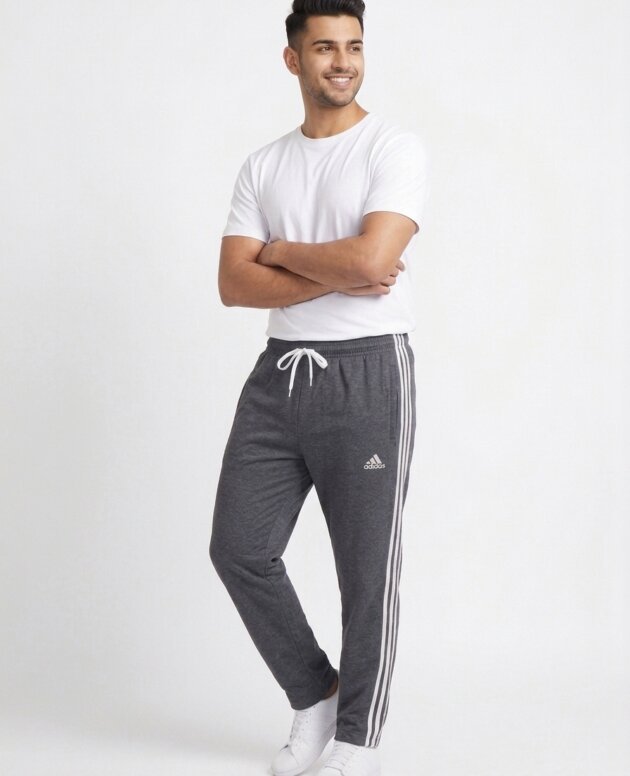 Adiddas Grey/Charcoal Trousers (2)